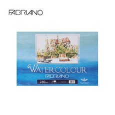 파브리아노 워터칼라 수채용지 스케치북 8절 5절 4절, 1개