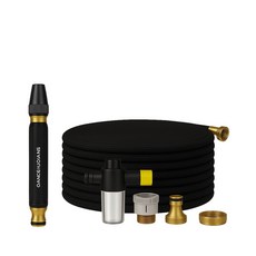 고압 세차용 호스 분사기 세트 15m 22.5m 30m 폼건 포함 다용도 청소호스, 분사기+22.5m 호스+거품 주전자 × 1개