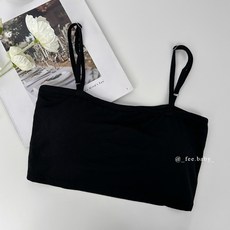 莫代爾棉糖果色Bra Top 細肩帶背心 罩杯式內搭背心