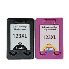 호환 123 XL 재생잉크세트 HP2130 HP2131 HP2132 HP1112용 대용량, 세트, 1개, 호환 123XL 4배대용량
