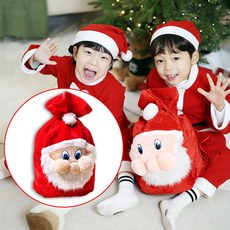 크리스마스 어린이 산타옷 산타복 모자 세트 행사 의상