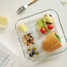 마이픽픽 유리식판 식세기가능식판, 대