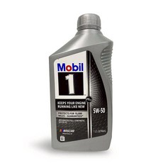 Mobil 1 5W-50 先進全合成機油，保護引擎，延長10 000英里, 946mL, 1個