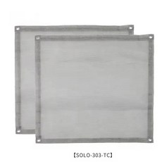 CAMPINGMOON 소라 화상 스테인리스강 바비큐 그물 방화대 그물, SOLO-303-TC, 1개