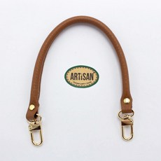 미니 가죽핸들 (금장) 2901 시리즈 토트백 가죽가방 금장고리형 국내제작 가죽 숏핸들 탑핸들 가방스트랩 손잡이끈, 1개, 카멜 (금장고리)