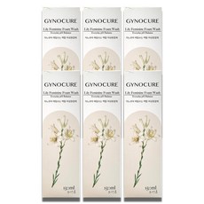 지노큐어 매일쓰는 백합 여성청결제, 6개, 150ml