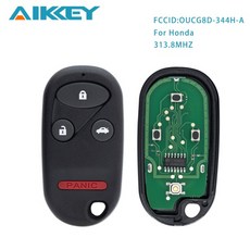 쿠쿠스토어 혼다 CR-V OUCG8D-344H-A 4버튼 자동차 리모컨 키 313.8MHZ FSK 2002 케이스 교체
