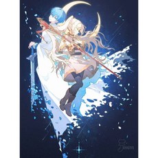 숫자로 그리는 유화 애니메이션 비욘드 저니 캐릭터 홈 데코레이션 페인팅 벽 침실 룸 데코 선물 프레임리스 218213, 30x40cm, A3