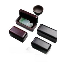 원목 도장 하드 날인 수납통 인감 케이스 선물용 인장함 도장보관함 고급 퍼플하트 A, 빅리프 A