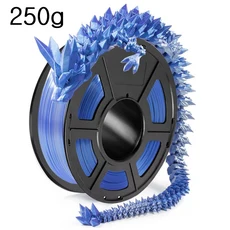 3D 프린터 필라멘트 컬러 레드 실크 PLA 블루, Sliver Blue 250g