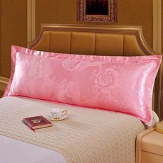 賣場新品雙人枕頭 長枕頭枕頭雙人枕套長款枕頭套加長情侶枕芯套一體1.2米/1.5米/1.8米, 蘇菲花園-紫,120*48cm（枕套+枕芯）