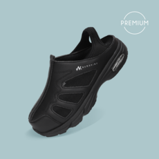 너스키니 코튼 프리미엄 샌들 블랙 간호사신발 근무화 기능성 쿠션 편한 간호화