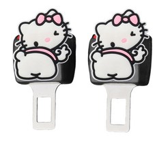 귀여운 캐릭터 자동차 안전벨트 클립, 11. 엉덩이-키티, 1세트