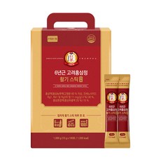 정원삼 6년근 고려홍삼정 활기 스틱 100포 홍삼스틱, 1박스, 100회분