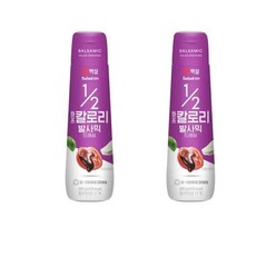 백설 하프칼로리 발사믹 드레싱, 255g, 2개