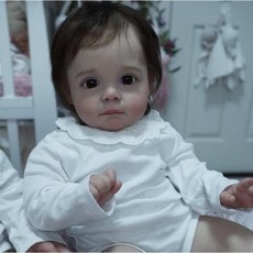 촬영용 실리콘 리본돌 베이비돌 소품 애착인형 리얼아기인형 모형 애착 실습, 60cm, 3호