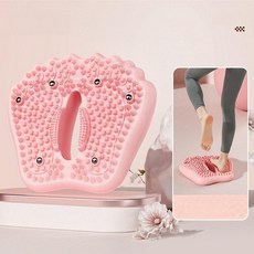 픽바이 가정용 스텝 홈트 지압 에어 지압판 밸런스 발지압 피치핑크, A. 핑크
