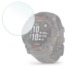 호환 가민 인스팅트 3 솔라 아웃도어 50mm 액정유리 액정필름 커버 신가격판, 2개, 투명