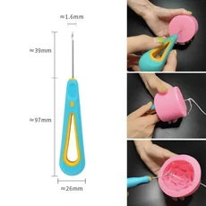 100Pcs 촛불 홀더 61m 코튼 심지 무연 아로마 테라피 원통형 스레드 만들기 키트 DIY 캔들 메이커, 05 61M and 100 Tabs