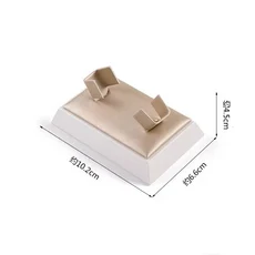 샴페인 화이트 디스플레이 케이스 목걸이 랙 하이 엔드 옥 보석 소품 카운터 크리스탈 전시 스탠드, 26 A08