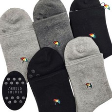 아놀드파마 남자무압박양말 미끄럼방지양말 무지 베이직 중목 5켤레 세트 3116272