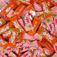 크라운 마이쮸 핑크리치+써니피치 혼합 어린이 대용량 개별포장 간식, 200개, 4.4g