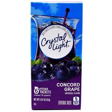 크리스탈라이트 라즈베리 아이스티 파우더 피쳐팩 6포, 2.01 Ounce (Pack of 4)