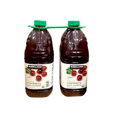 (매장정품) 커클랜드 코스트코 시그니처 유기농 크린베리주스 2.84Lx2 236242, 2.84L