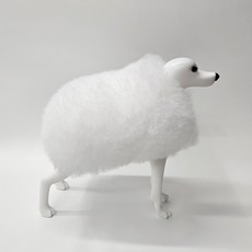 펫마스터/부분위그(화이트), 1개, 흰색