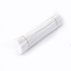제너럴케이 모루 철사 DIY 재료, 100개, 화이트