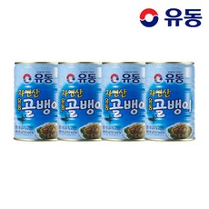 [유동] 자연산골뱅이 400g x4개 +골뱅이 무침양념 70g x4개, 4개, 400ml