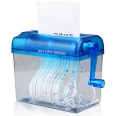 가정용 세단기 회사 A6용지 수동 문서 생활용 파쇄기 업무공간 오피스 실내용 35355PC 1(EA)