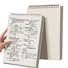 상단 스프링 모눈 노트 B5, 1개, 모눈노트 B5