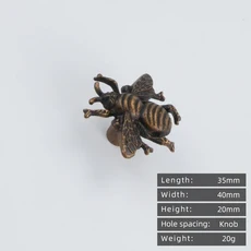 KEDLO 앤티크 황동 손잡이 주방 레트로 캐비닛 가구 노브 서랍 하드웨어, 6148 Antique