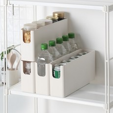 OLIVING 收納盒 M, 白色, 4個