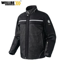 윌비 블랙진 패딩 점퍼 작업복 작업복점퍼 회사단체복 PR701