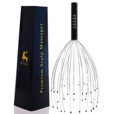 USAGA 36 손가락 머리 마사지 두피 마사지 머리 스크래처 머리 릴렉스 용, 1