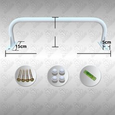 벽고정 철봉 풀업바 운동 문틀 실내 벽부착 수평 턱걸이, 화이트 110cm, 1개, 1g