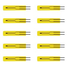 10Pcs MF55 초박형 NTC 10K 서미스터 3950 - -40125 1% 온도 센서 B-값 박막 길이 25mm0.98인치