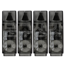 모닝글로리 비움 미니 수정테이프 4M, 4개, 스모키