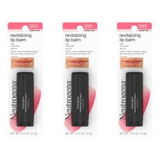 뉴트로지나 리바이탈라이징 립 밤, 20 Healthy Blush, 3개, 4.2g