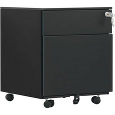 MTLES MA-02A1 사무용 왜건 슬리브 책상 캐스터 포함 키드 2단 올락 실린더 잠금 책상 사이드 캐비닛 완성 대용량 A4 내구성 있는 강철 녹스와 호