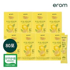 이롬 [이롬]유기농 레몬즙 100(8박스 총 80포), 없음, 100ml