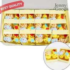 제니앤굿즈 병아리 인형 멋쟁이 병아리 귀여운 동물인형 장식 소품 48마리 인박스