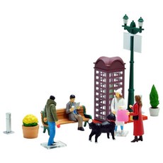 TOMYTEC 64 #Car Snap 09a 假日城鎮場景 模型擺設, 1個