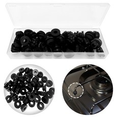 48개 캠핑 냄비받침대 고무발 RV 스토브 그로밋 검정색 고무 플러그 긁힘 방지 고무발 Dometic Smev Thetford 5mm 막대와 호환 삼발이받침대 고무발