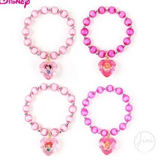 JINI 이중구슬 보석 팔찌 핑크 여자어린이비즈팔찌