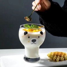 小熊玻璃杯, 1個, 獃獃熊一衹