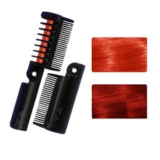 Easilydays 임시 헤어 초크 빗 염료 성인용 탁 가능한 컬러 메이크업 스포츠 이벤트 할로윈 크리스마스 생일 코스프레 축제 DIY 파티 06# 라이트 블루 [호환], 09# 발렌타인 레드