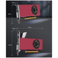 HDMI 호환 VGA DVI 포트 그래픽 카드 GT740 4GB DDR5 GT